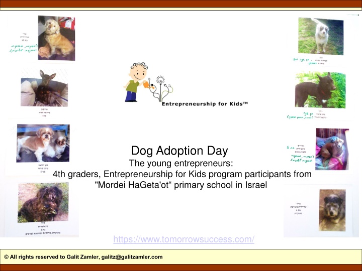 dog adoption day the young entrepreneurs