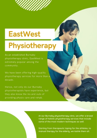 Physiotherapy Burnaby | Physiotherapists Near Metrotown Burnaby