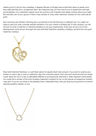 10 Signs You Should Invest in valentines necklace for her