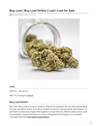 buy lust buy lust online lust lust for sale