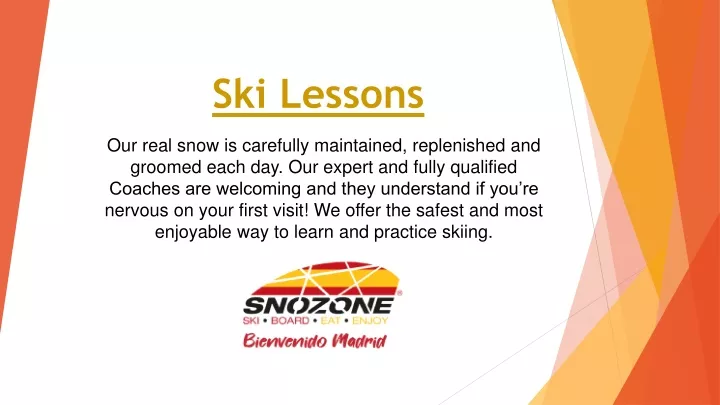ski lessons