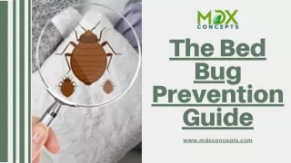 The Bed Bug Prevention Guide