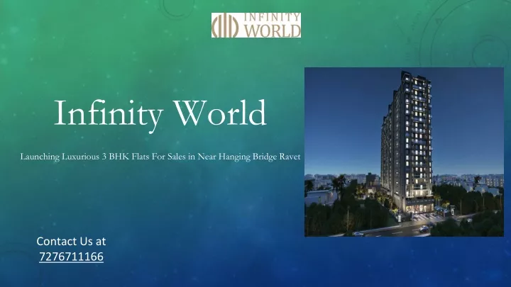 infinity world launching luxurious 3 bhk flats