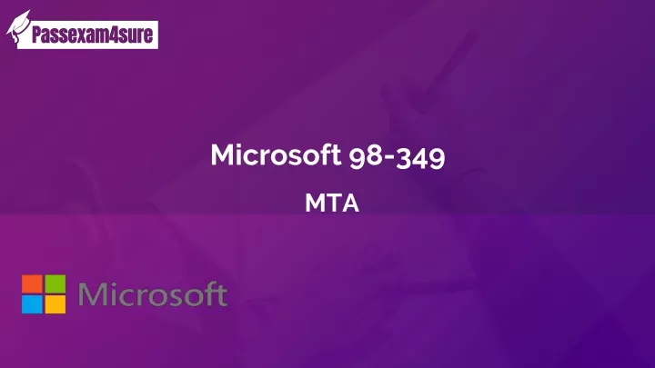 microsoft 98 349