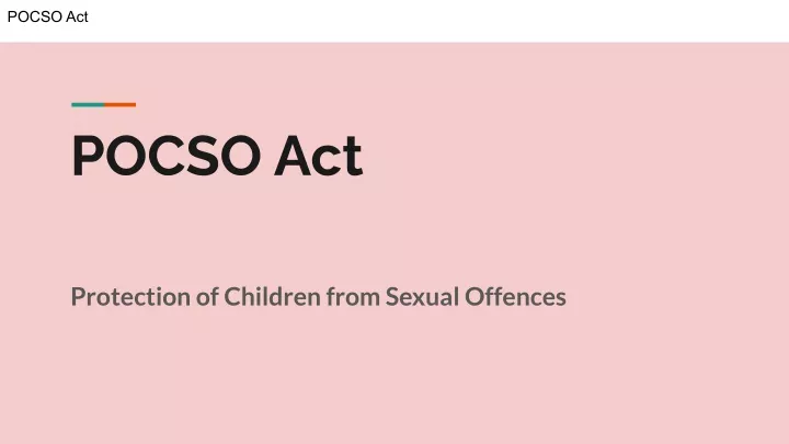 pocso act