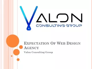 expectation of web design agency
