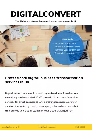 Digital Convert - The digital transformation consulting services agency in UK