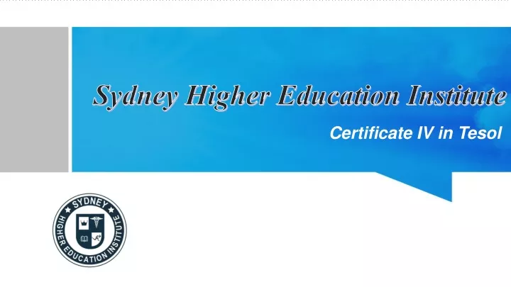 sydney higher education institute