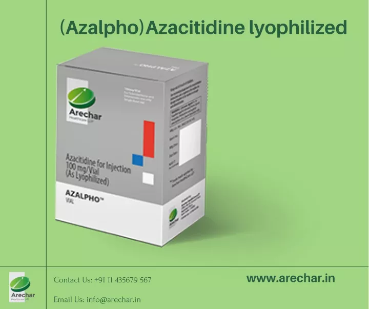 azalpho azacitidine lyophilized