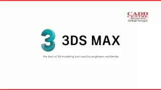 3ds Max Course | Cadd Centre Lucknow