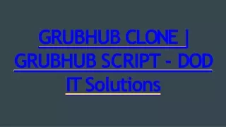 g r ubhub c l one g r ubhub
