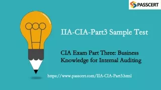 iia cia part3 sample test iia cia part3 sample
