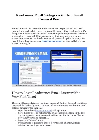roadrunner email settings a guide to email