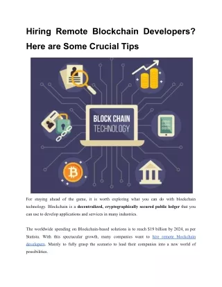 hiring remote blockchain developers