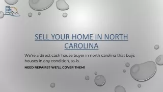 Sell your Home in North Carolina - Get A Cash Offer Today | H&M Home Solutions