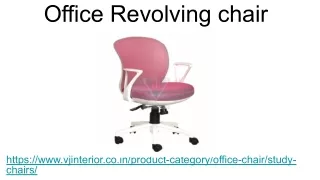 office revolving chair