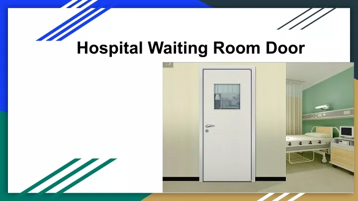 hospital waiting room door