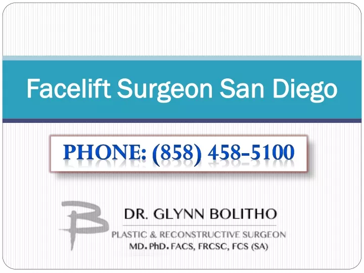 facelift surgeon san diego