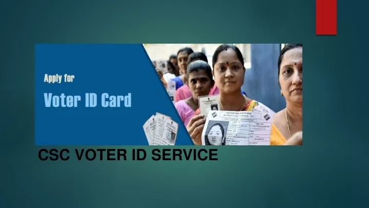 csc voter id service