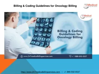 billing coding guidelines for oncology billing