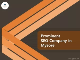 prominent seo company in mysore