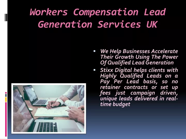 workers compensation lead generation services uk