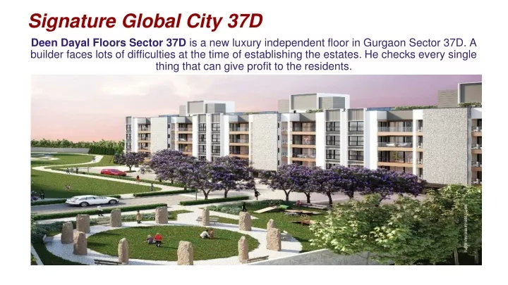 signature global city 37d