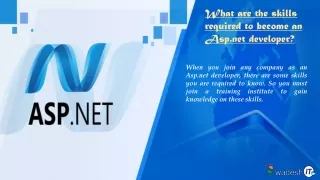 what are the skills required to become
