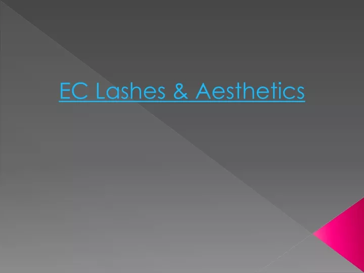 ec lashes aesthetics