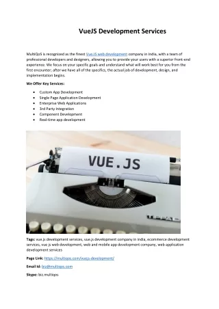 vuejs development services
