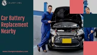 car battery replacement nearby