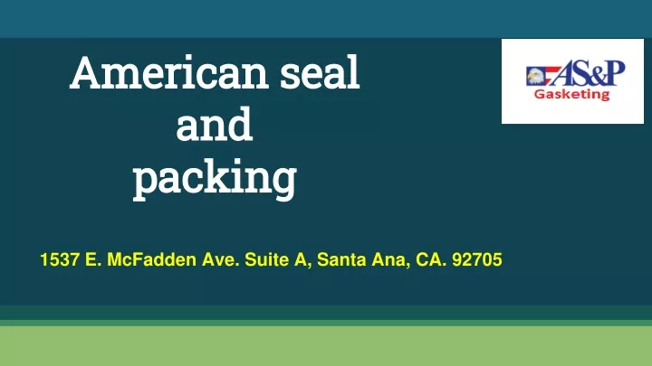 american seal american seal and and packing