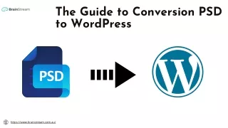 the guide to conversion psd to wordpress