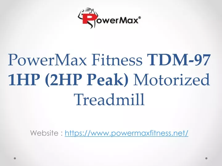powermax fitness tdm 97 1hp 2hp peak motorized treadmill
