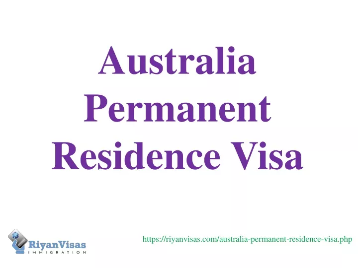 australia permanent residence visa