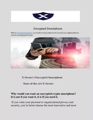 Encrypted Smartphone