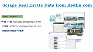 scrape real estate data from redfin com