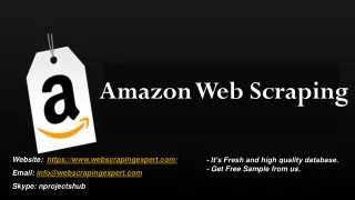 amazon web scraping