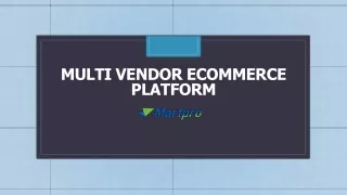 multi vendor ecommerce platform