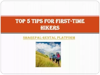 5 Tips for Trekking