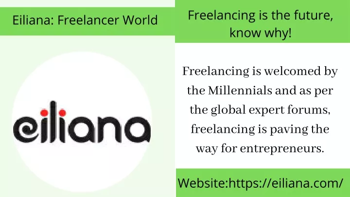freelancing is the future know why