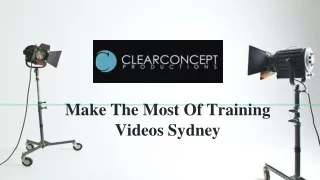 Make the most of Training Videos Sydney