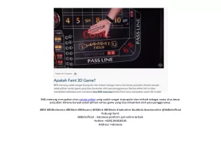 bk8 memang merupakan situs casino online yang