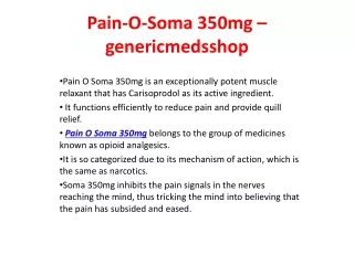 pain o soma 350mg genericmedsshop