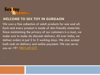 Sex Toys in Gurgaon