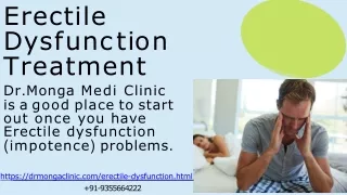 Erectile dysfunction treatment south delhi