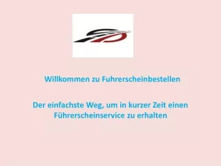 Der einfachste Weg, um in kurzer Zeit einen Führerscheinservice zu erhalten
