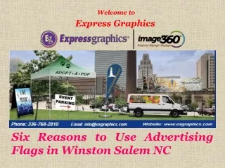 Six Reasons to Use Advertising Flags in Winston Salem NC