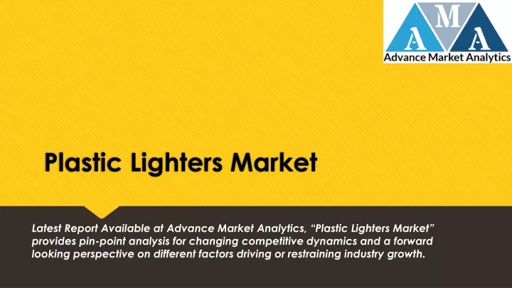 plastic lighters market