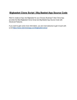 bigbasket clone script big basket app source code
